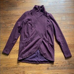Lululemon Women’s Heathered Bordeaux Drama That's A Wrap Jacket